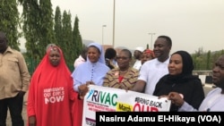 'Yan kungiyar BBOG da shugabannin addini a jerin gwanon kwato 'yan matan Chibok da suka rage a tsare