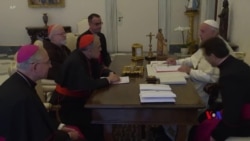 2018-09-13 美國之音視頻新聞: 教宗接見美國主教團討論虐待醜聞