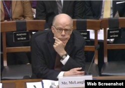 前中情局代局长麦克劳林到国会作证 （众议院军委会网站截图）