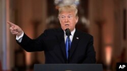 2018年11月7日美国总统特朗普在记者会上讲话