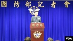 台灣國防部發言人羅紹和少將。 （照片來源：美國之音記者李逸華）