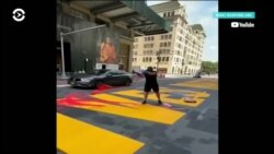 У башни Трампа на Манхэттене восстановили уличный мурал