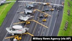 台灣空軍軍演模擬中國軍隊攻台。（2020年10月27日）