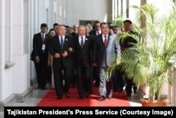 2014年9月11-12日，上海合作组织领导人在塔吉克斯坦首都杜尚别举行峰会