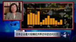 VOA连线: 日本企业最大规模经济界访华团访问北京