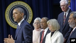 11月28日奥巴马在白宫发表讲话