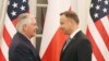 蒂勒森与波兰总统安杰伊·杜达(Andrzej Duda)1月26日会晤