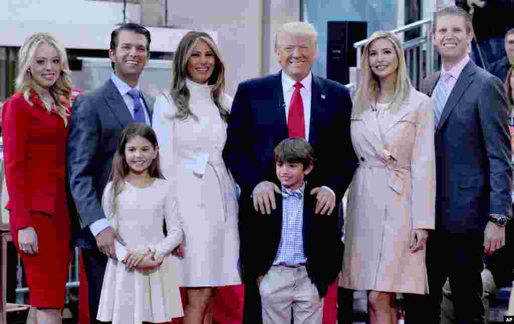 2016年4月21日，川普一家参加NBC电视网的《今日》节目