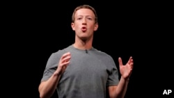 Shugaban Kamfanin Facebook Mark Zuckerberg