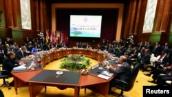 23届东盟峰会10月9日在文莱首都斯里巴加湾举行，会场照片