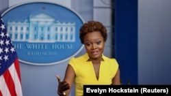 Заместитель пресс-секретаря Белого дома Карин Жан-Пьер (архивное фото) 