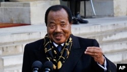 Shugaban Kamaru Paul Biya.