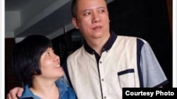 念斌和为营救他而耗尽青春年华的姐姐念建兰。(推特图片）