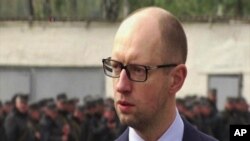 烏克蘭總理亞采紐克(資料圖片)