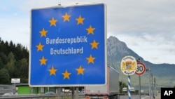 奥地利萨尔茨堡与德国交界处