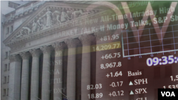 紐約華爾街股票交易市場。