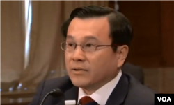 美國智庫戰略與預算評估中心高級研究員吉原恆淑（美國之音黎堡攝）