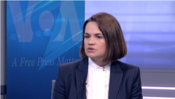VOA專訪: 白俄羅斯反對派領袖在華盛頓會晤美國官員