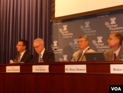 传统基金会研讨会讨论美国亚太战略(美国之音张蓉湘拍摄)