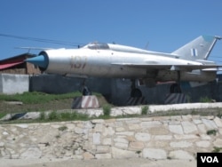 蒙古乌兰巴托军事博物馆中展出的苏式战机。