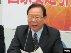 台湾在野党国民党立委林德福 (美国之音张永泰拍摄)