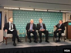 哈德逊研究所专家讨论台湾安全防卫与美国对台政策 (美国之音钟辰芳拍摄)