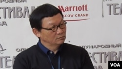 “无垢舞蹈剧场”团长陈念舟(美国之音白桦拍摄)