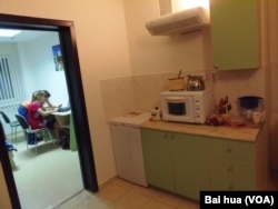 喀山大学学生宿舍。曾是今夏世界大学生运动会运动员宿舍。(美国之音白桦拍摄)