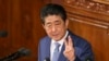 安倍2018年1月22日到日本国会发表政策讲话（美联社）