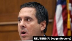 眾議院情報委員會資深共和黨成員努涅斯（Devin Nunes）9月26日出席委員會的聽證。