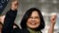 台湾民进党主席蔡英文当选台湾总统