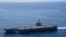 The aircraft carrier USS Carl Vinson (CVN 70) transits the Indian Ocean, April 15, 2017.