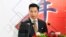美国国务院负责亚太事务的副助理国务卿黄之瀚在台北发表讲话。（2018年3月21日）