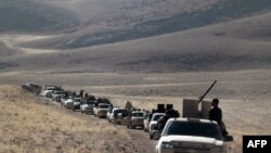 敘利亞的基地組織分支組織“勝利陣線”武裝分子(資料圖片)