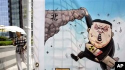 描绘金正恩核野心的漫画