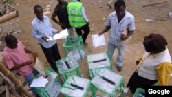 Misalin akwatunan zabe a Najeriya