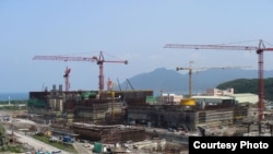 正在兴建的龙门核能发电厂(Wikipedia)