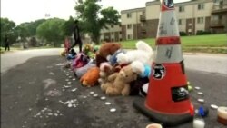 2015-08-09 美國之音視頻新聞:弗格森遊行紀念警察射殺黑人少年一週年