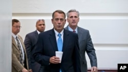 国会众议院议长共和党人贝纳10月15日在国会