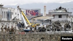 爆炸現場已經被封鎖調查