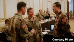 美中陆军2017年11月14日举行人道救援年度交流 （美国陆军太平洋部队照片）