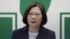 台湾总统蔡英文在台北对媒体发表讲话。（2020年8月12日）