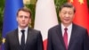 法国总统马克龙和中国国家主席习近平。(资料照片)