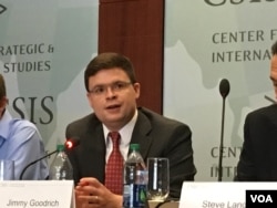 美国半导体协会副总裁古德里奇(美国之音钟辰芳拍摄)