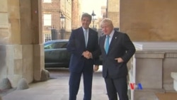 克里和歐洲盟友討論敘利亞衝突