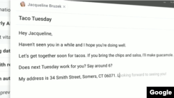 谷歌公司2018年5月8號的開發人員大會上展示利用人工智能自動生成谷歌電子郵件