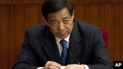 薄熙来资料照片。