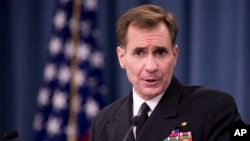 美國國防部發言人海軍少將約翰.柯比。