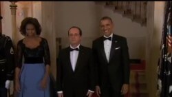 2014-02-12 美國之音視頻新聞: 奧巴馬國宴款待法總統奧朗德