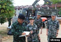 中国军队参与2017金色眼镜蛇联合演练人道援助项目（泰国军方照片）